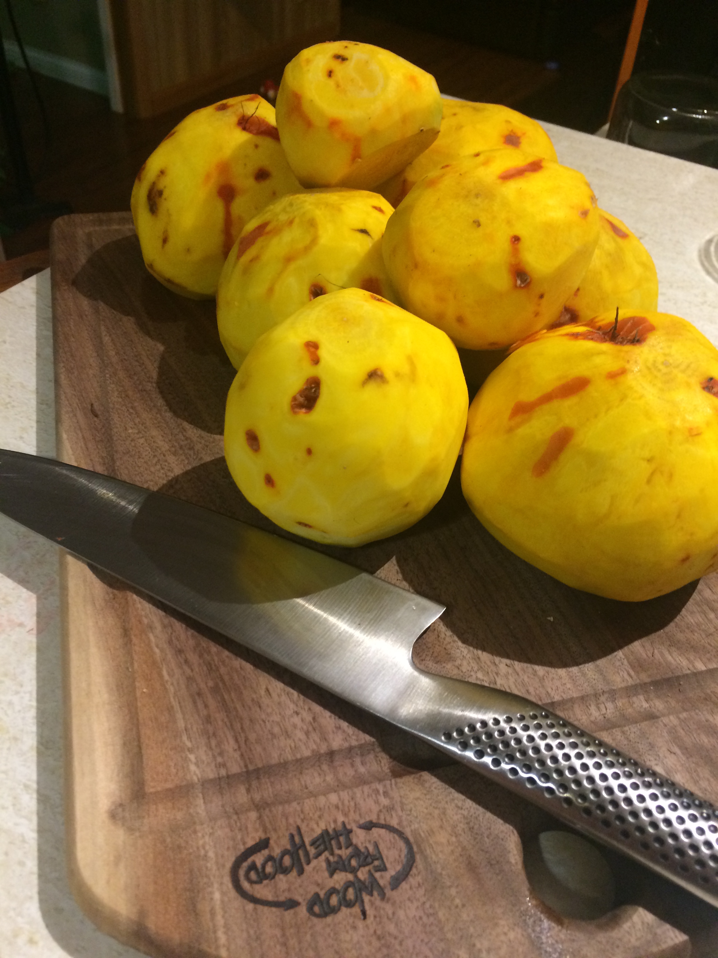 Peeled Golden Beets